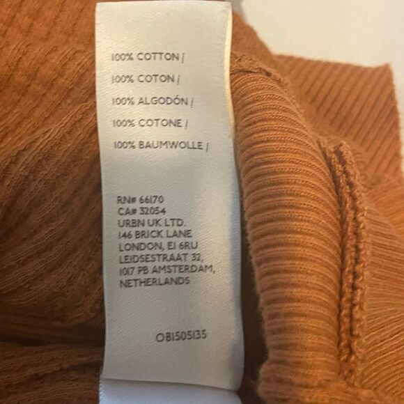 Free People We The Free Owen Thermal Autumn Wildflower Rust M - Picture 8 of 10